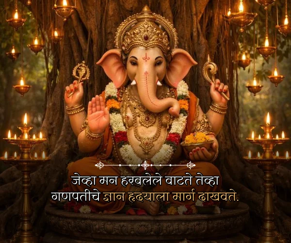 Emotional Ganpati Quotes in Marathi Emotional Ganpati Quotes in Marathi