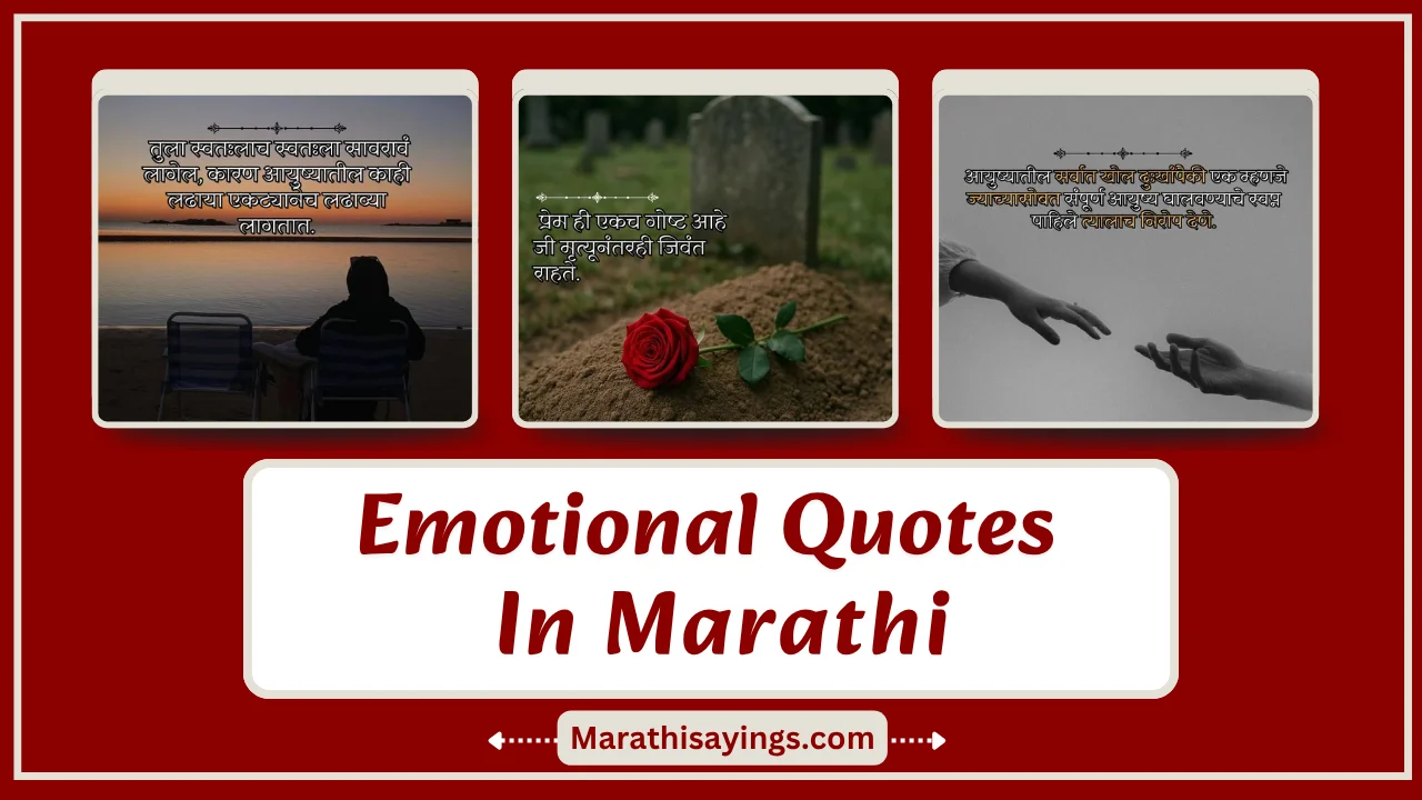 Emotional Quotes in Marathi
