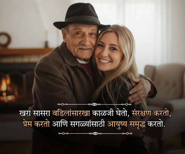 Fathers Day Quotes in Marathi for Father in Law