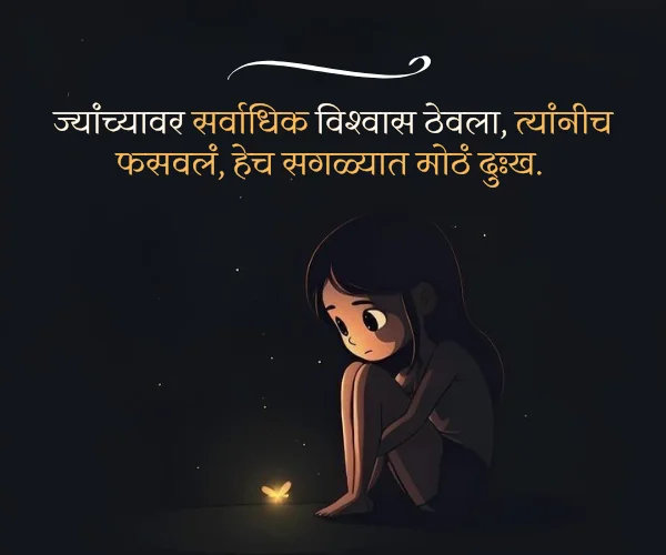 Heart Touching Sad Quotes in Marathi Heart Touching Sad Quotes in Marathi