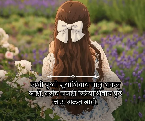 International Women's Day Quotes in Marathi International Women's Day Quotes in Marathi