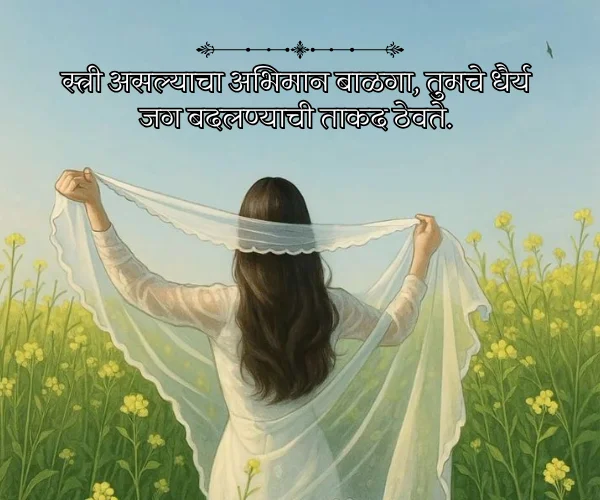 Mahila Din Quotes in Marathi Mahila Din Quotes in Marathi