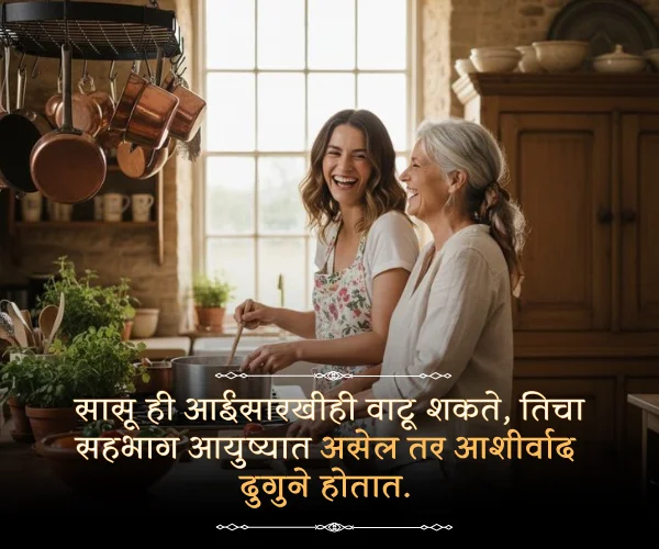 Mothers Day Quotes in Marathi for Sasubai