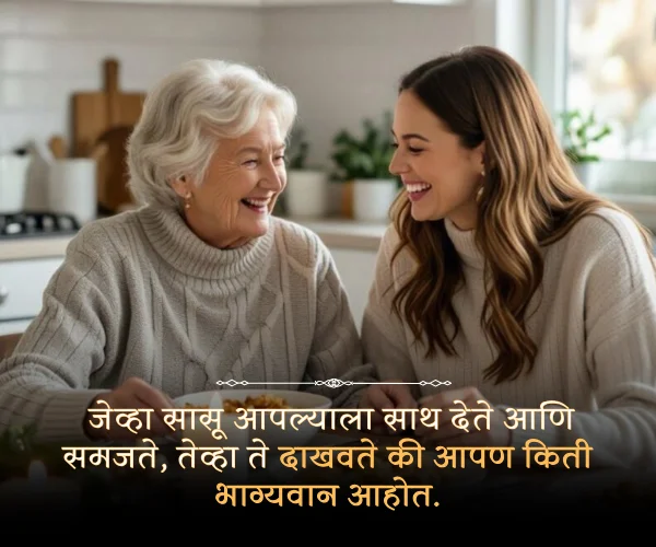 Mothers Day Quotes in Marathi for Sasubai