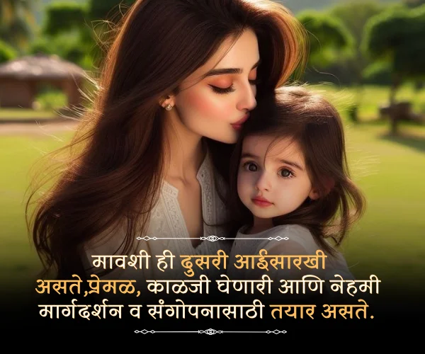 Mothers Day Quotes for Mavshi in Marathi