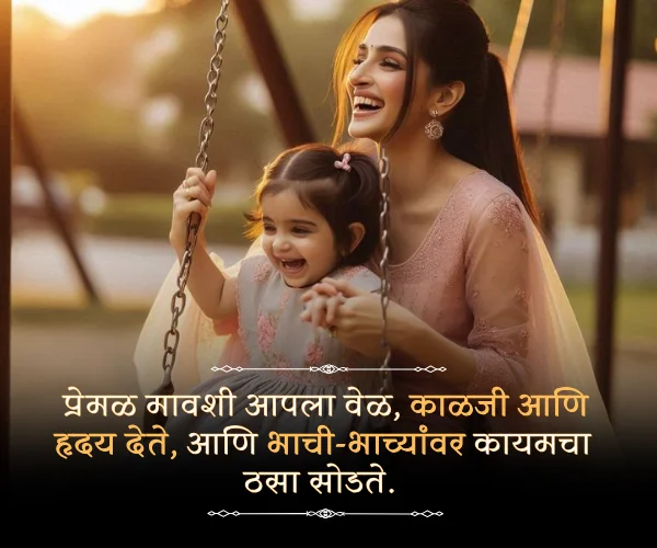 Mothers Day Quotes for Mavshi in Marathi