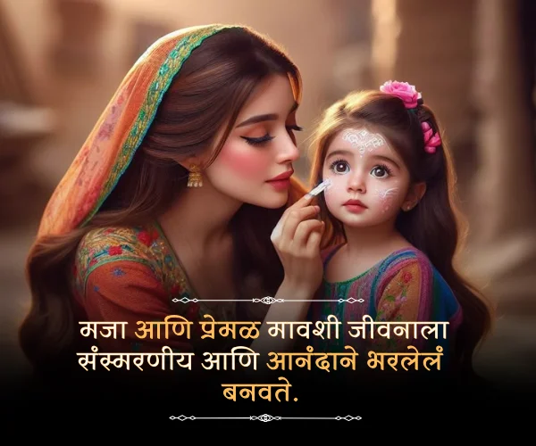Mothers Day Quotes for Mavshi in Marathi