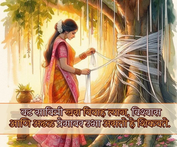 Vat Purnima Quotes in Marathi