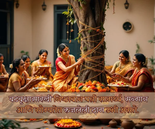 Vat Purnima Quotes in Marathi