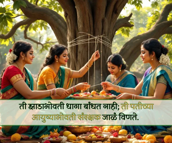Vat Purnima Quotes in Marathi for Wife