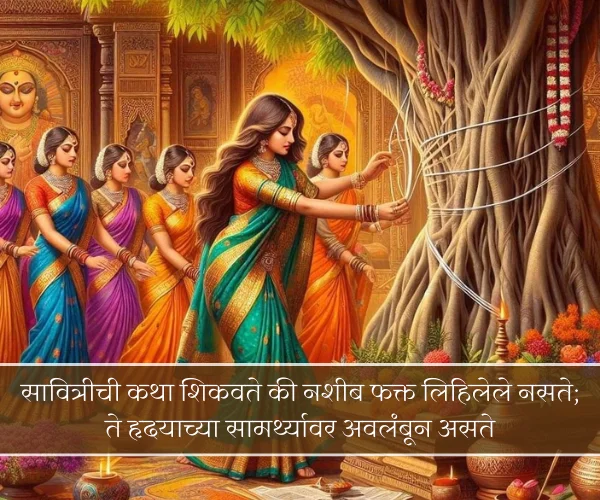 Vat Purnima Special Quotes in Marathi