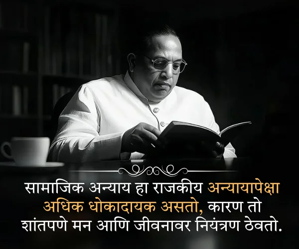 Dr Babasaheb Ambedkar Inspirational Quotes in Marathi