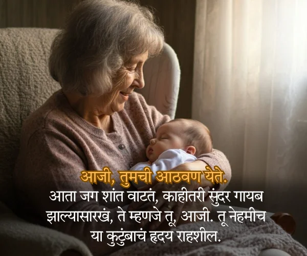 Emotional Miss You Aaji Quotes in Marathi Emotional Miss You Aaji Quotes in Marathi