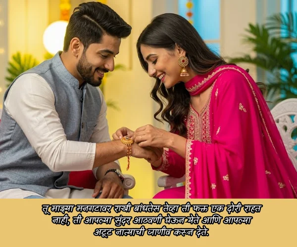 Raksha bandhan Quotes in Marathi Raksha bandhan Quotes in Marathi