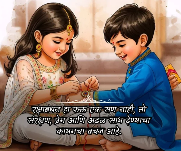 Raksha bandhan Quotes in Marathi Raksha bandhan Quotes in Marathi