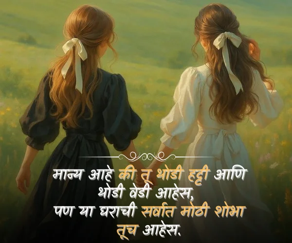 Sister Shayari Marathi