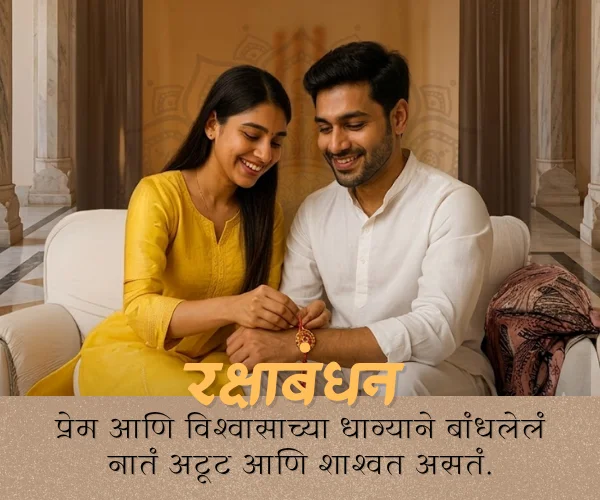 Whatsapp Raksha bandhan Quotes in Marathi Whatsapp Raksha bandhan Quotes in Marathi