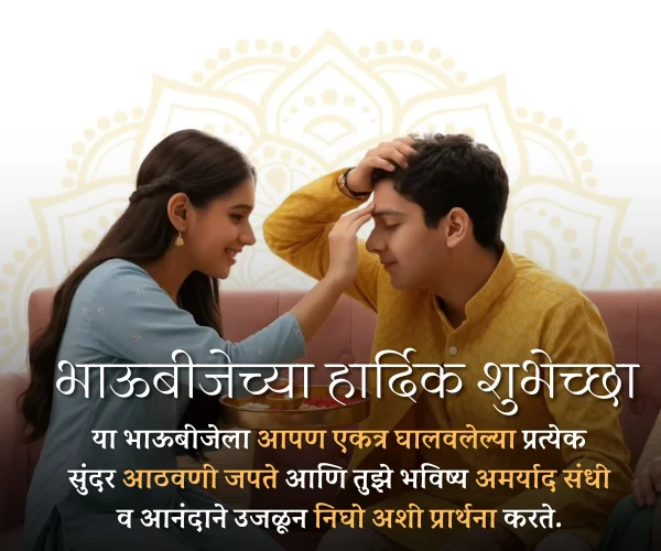 Bhaubeej 2026 Wishes in Marathi