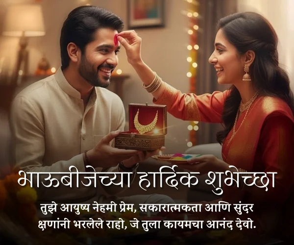 Bhaubeej Wishes in Marathi Images