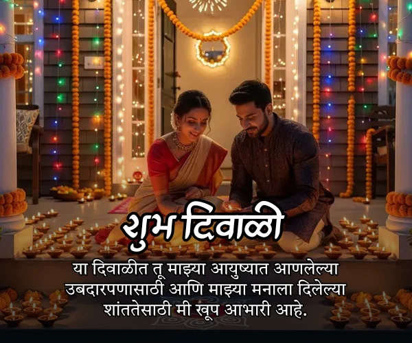 Diwali Padwa Wishes for Husband in Marathi Diwali Padwa Wishes for Husband in Marathi