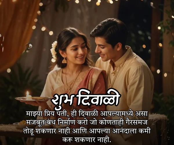 Diwali Padwa Wishes for Husband in Marathi Diwali Padwa Wishes for Husband in Marathi