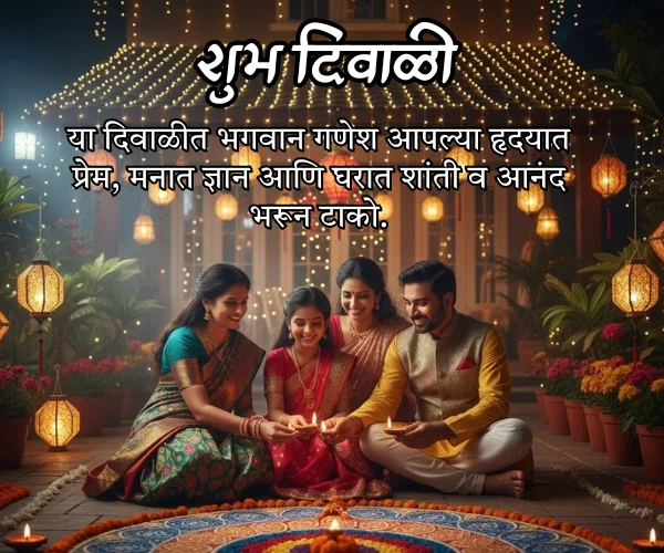 Diwali Wishes in Marathi for Family Diwali Wishes in Marathi for Family