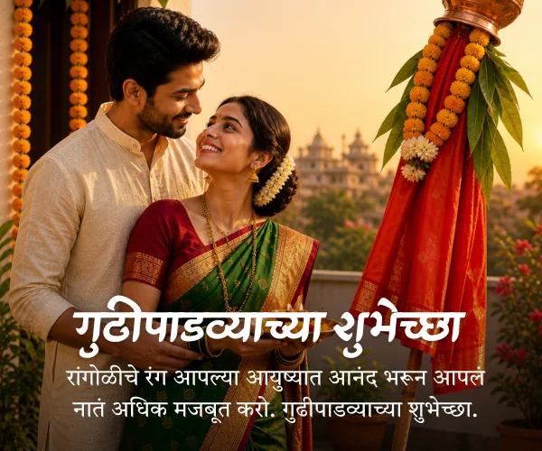 Gudi Padwa Wishes in Marathi for Love Gudi Padwa Wishes in Marathi for Love