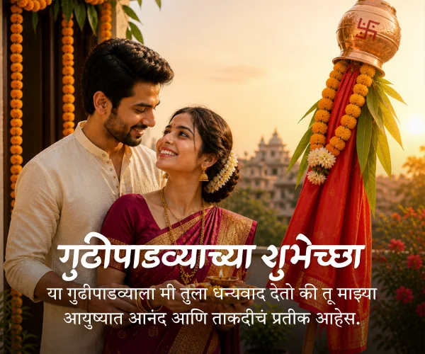 Gudi Padwa Wishes in Marathi for Love Gudi Padwa Wishes in Marathi for Love