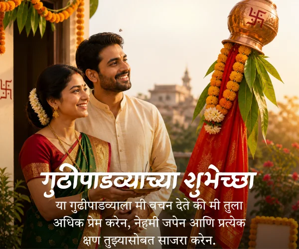 Gudi Padwa Wishes in Marathi for Love Gudi Padwa Wishes in Marathi for Love