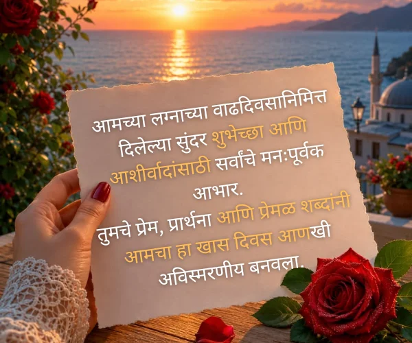 New 999+Anniversary Wishes in Marathi 2026 2 Thanks Message for Anniversary Wishes in Marathi